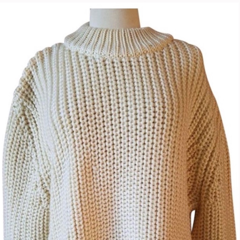 Zara oversized knit sweater - cream